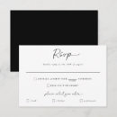 Search for no meal choices wedding rsvp cards Simple