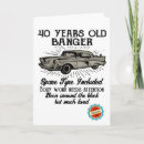 Search for 40th jokes birthday cards Retro
