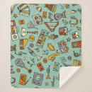 Search for guitar blankets Illustration