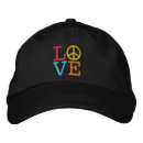 Search for peace symbol hats White