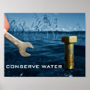 Search for water conservation posters Green