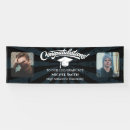 Search for graduation class of 2023 banners Black