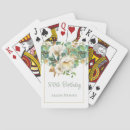 Search for 80th birthday playing cards Elegant