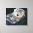 Search for sea otter canvas prints Pacific ocean