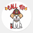 Search for firefighter stickers Puppy