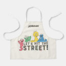 Search for baby monster aprons Colourful