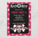 Search for punk rock birthday invitations Rocker