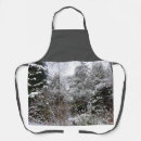 Search for snowy aprons Trees