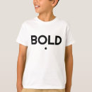 Search for bold kids tshirts Black and white