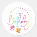Search for girl monster stickers Birthday party