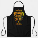 Search for coffee aprons Typography