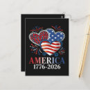 Search for usa heart cards Red white and blue