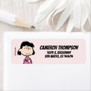 Search for bullying return address labels Charlie brown