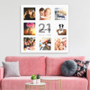 Search for 21st birthday art Photo collage