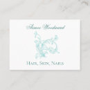 Search for embellished business cards Feminine