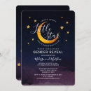 Search for twinkle little star gender reveal invitations Moon and stars