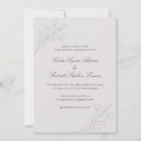 Search for flower line art wedding invitations Grey