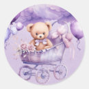 Search for lavender baby shower stickers Girl