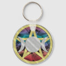 Search for pentagram key rings Witch
