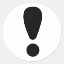 Search for exclamation point Black and white