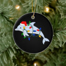 Search for dolphin christmas tree decorations Santa