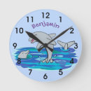 Search for dolphin clocks Illustration