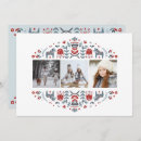 Search for folk art christmas cards Dala horse