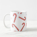 Search for red and white candy canes mugs Stripes