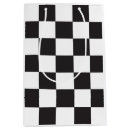 Search for black and white checkered gift bags Chequered