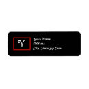 Search for black chalkboard return address labels Blackboard
