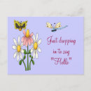 Search for just to say hi postcards Flowers
