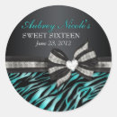 Search for teal sweet 16 stickers Turquoise