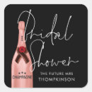 Search for champagne wedding stickers Bridal shower