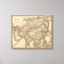 Search for asia canvas prints Map
