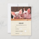 Search for this little piggy invitations Pink