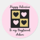 Search for valentines day monogram stickers Anniversary