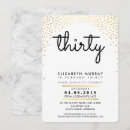 Search for stylish 30th birthday invitations Thirty