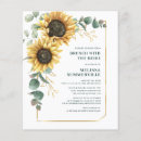 Search for tea sunflower bridal shower invitations Floral