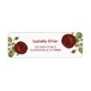 Search for rose bouquet return address labels Vintage