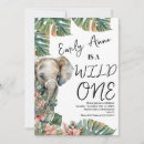 Search for safari elephant birthday invitations Zoo