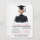 Search for pink black graduation invitations Elegant