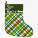 Search for plaid tartan christmas stockings Traditional
