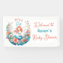 Search for mermaid baby shower posters Pink