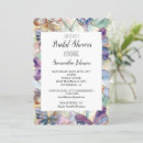 Search for purple butterfly bridal shower invitations Pretty