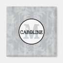 Search for damask monogram magnets Modern