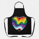 Search for be yourself aprons Love is love