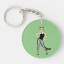 Search for leg round key rings Cat