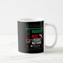 Search for naughty or nice mugs Humor