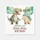 Search for dinosaur napkins T rex