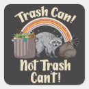 Search for trash can stickers Racoon
